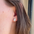 2 CT Lab Diamond Stud Earrings