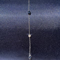 Sapphire & Diamond Station Bracelet