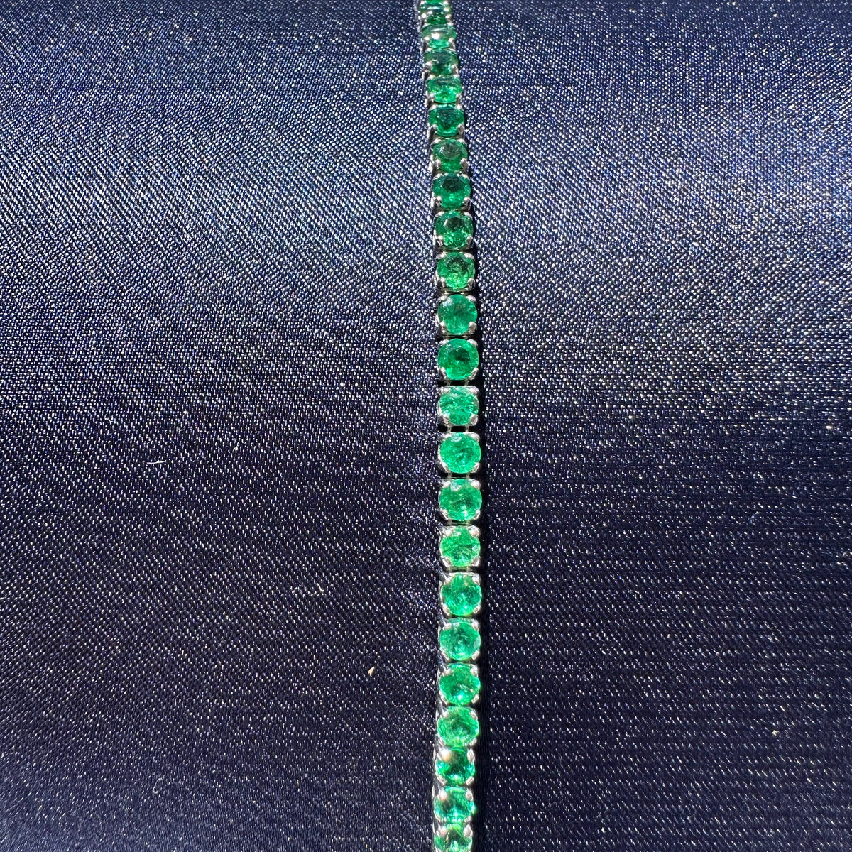 Classic Emerald Tennis Bracelet