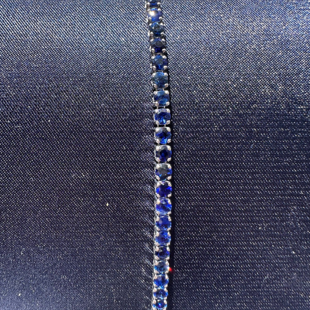 Classic Sapphire Tennis Bracelet