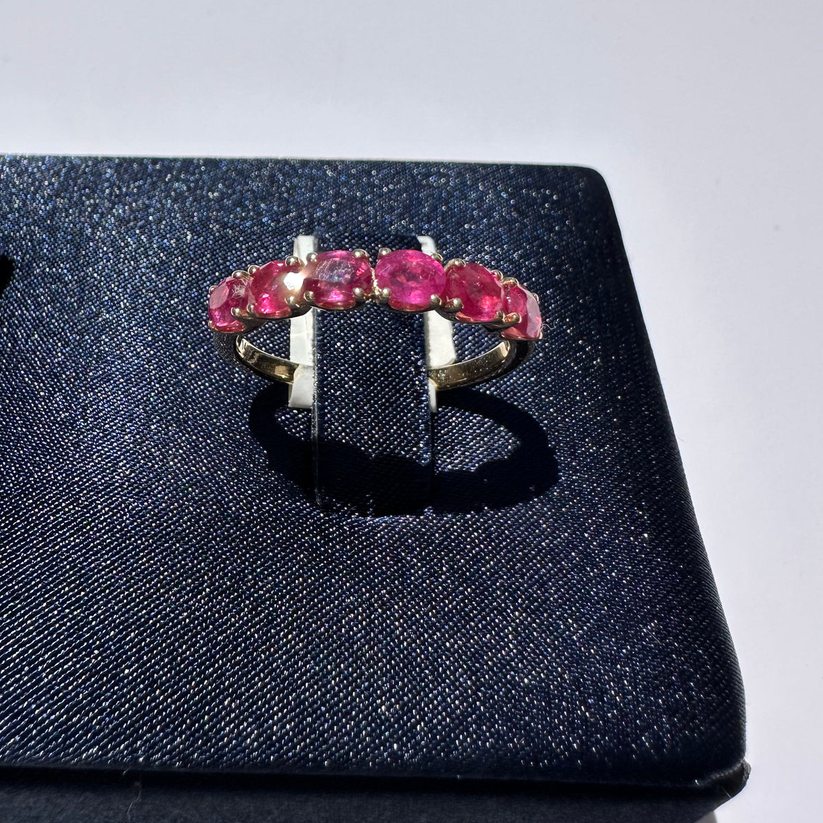 Ruby Half Eternity Band