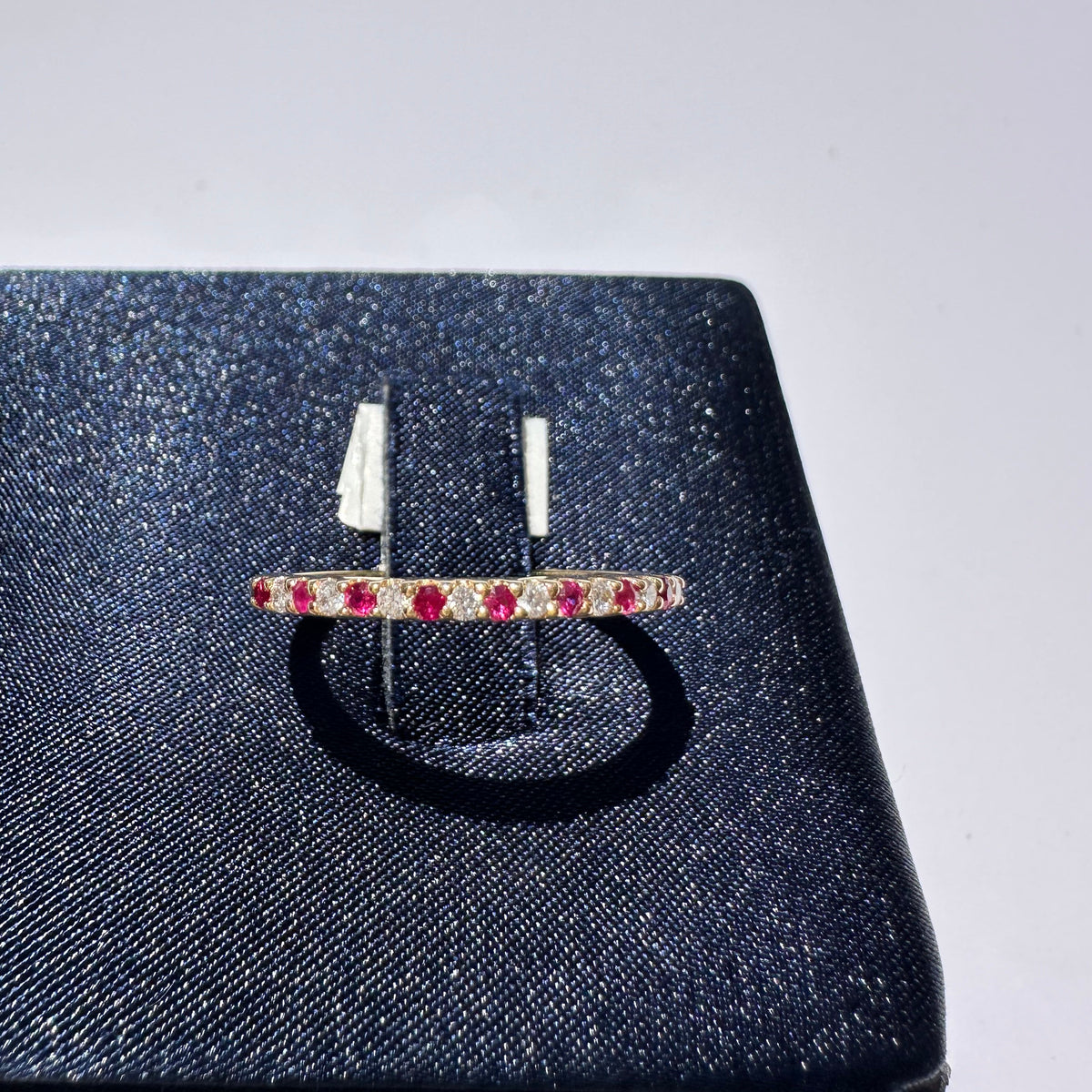Ruby & Diamond Eternity Band